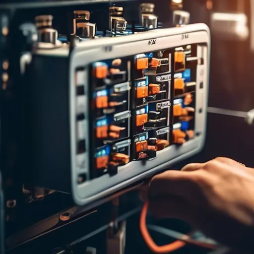 Майстер ремонтує розетку у квартирі