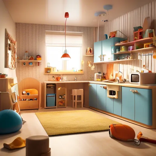 вбудовані світильники на кухні