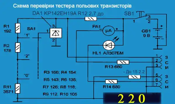 Як працюють польові транзистори і як перевірити польовий транзистор мультиметром