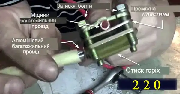 Як з'єднати мідний і алюмінієвий дроти між собою: 7 надійних способів, доступних для електрика-початківця