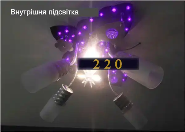 Люстра світлодіодна стельова з пультом управління: 70 фото