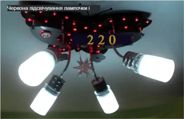 Люстра світлодіодна стельова з пультом управління: 70 фото