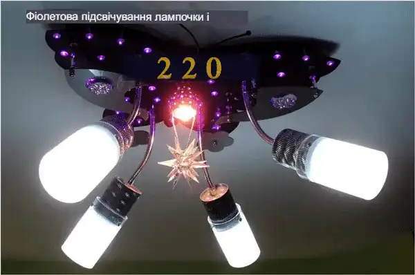 Люстра світлодіодна стельова з пультом управління: 70 фото