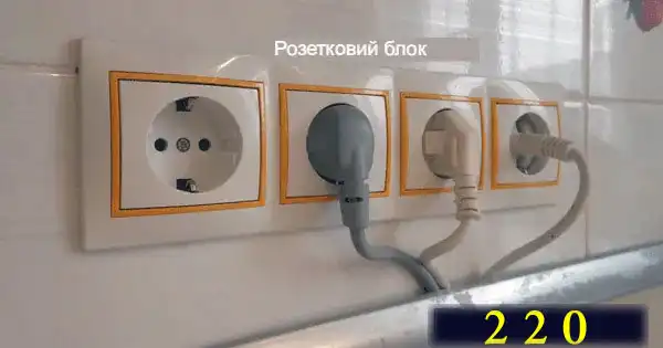 Установка розеток та вимикачів за євростандартом
