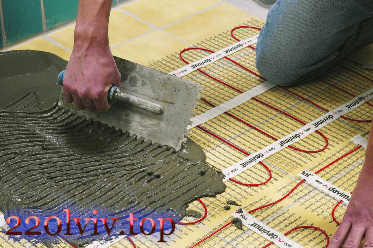 Електрична тепла підлога :: Ціни на монтаж у Львові