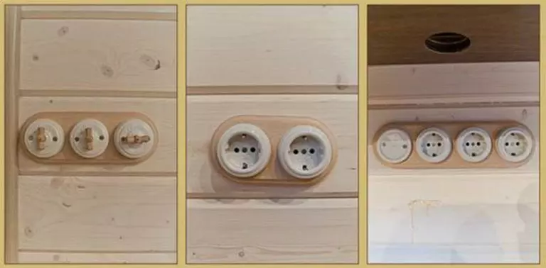 Особливості монтажу розеток у дерев'яному будинку
