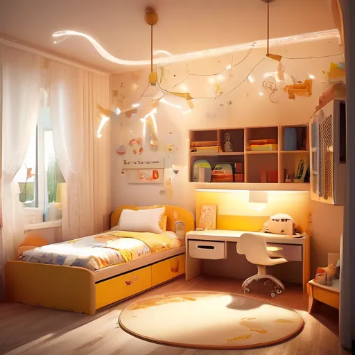 Яке освітлення буде найкращим для дитячої кімнати